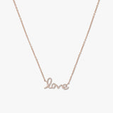 Love Cursive Necklace