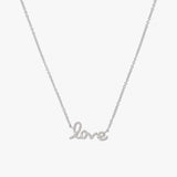 Love Cursive Necklace